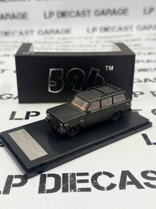 MODEL TRUCK 1985 Jeep Grand Wagoneer Matte Black 1:64 Diecast