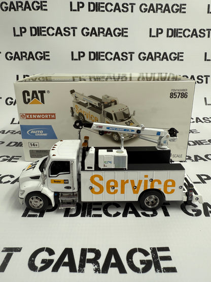 DIECAST MASTERS Kenworth CAT Service Truck T380 Crane Miller EnPak 1:50 Diecast