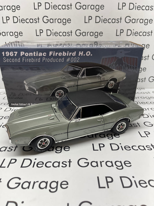 ACME 1967 Pontiac Firebird #002 Silver A1805219 1:18 Scale Diecast