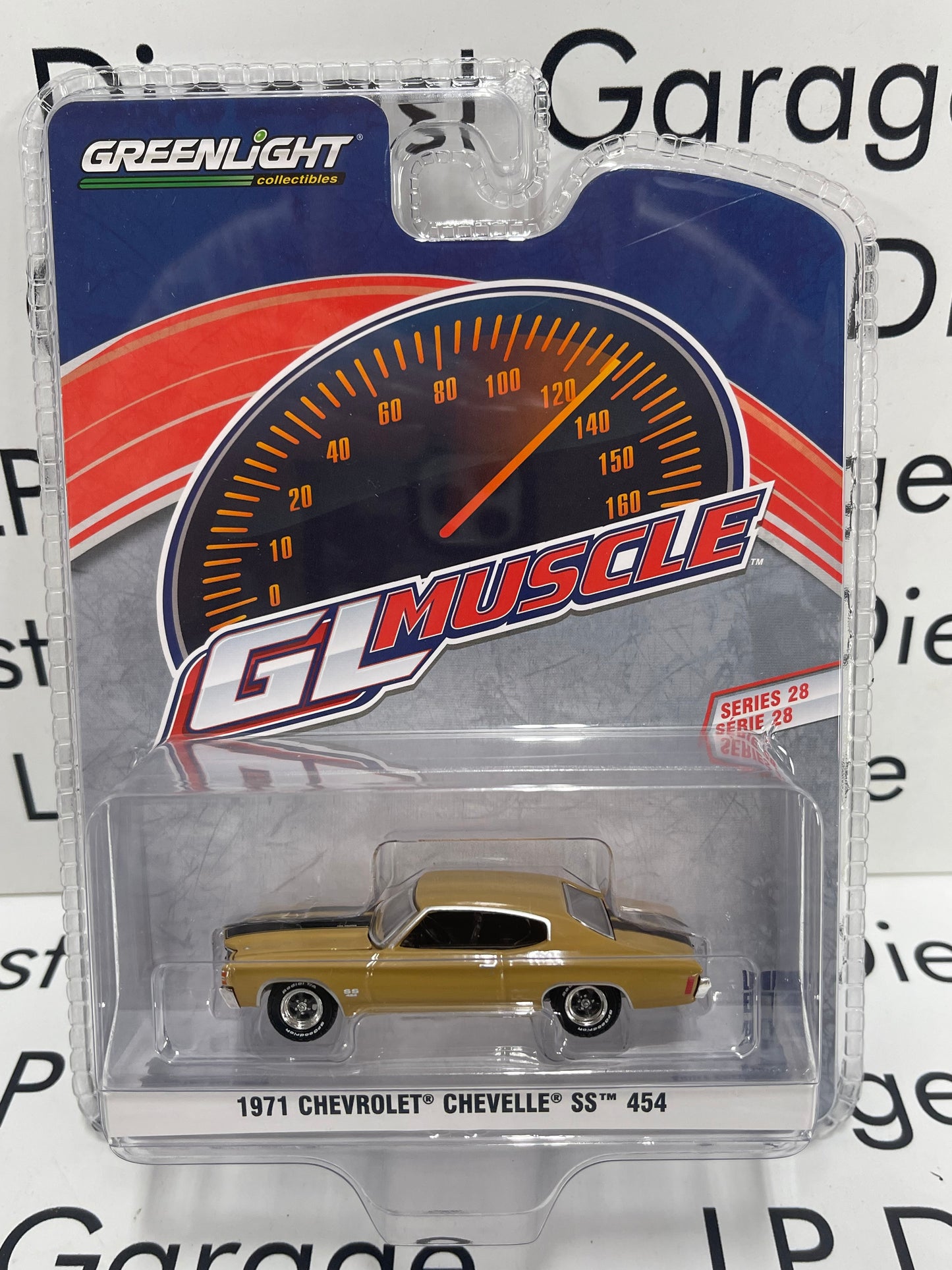 GREENLIGHT 1971 Chevrolet Chevelle SS 454 Placer Gold 1:64 Diecast GL Muscle