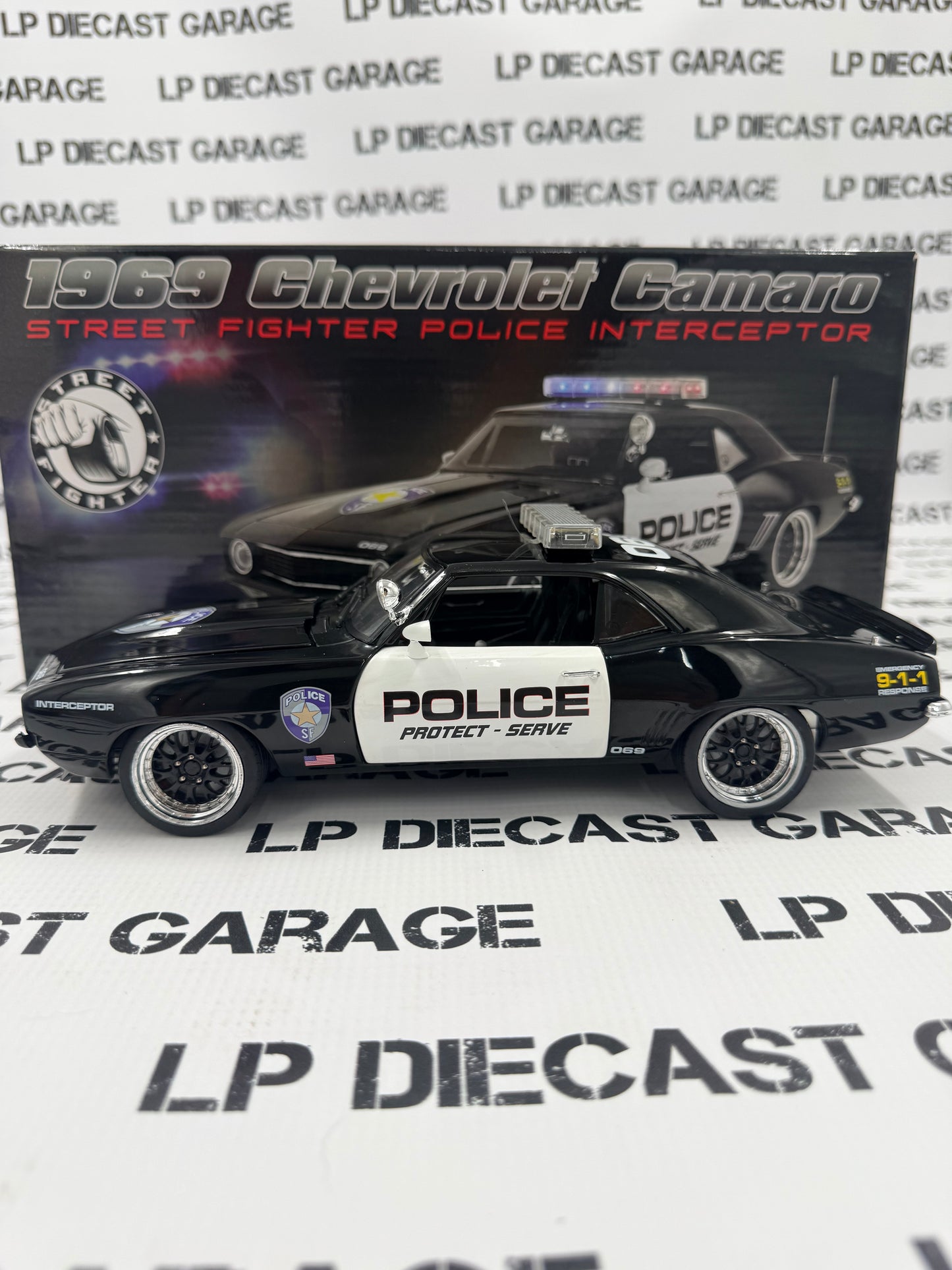 GMP 1969 Chevrolet Camaro Street Fighter Police Interceptor 1:18 Diecast Sample Car 18935