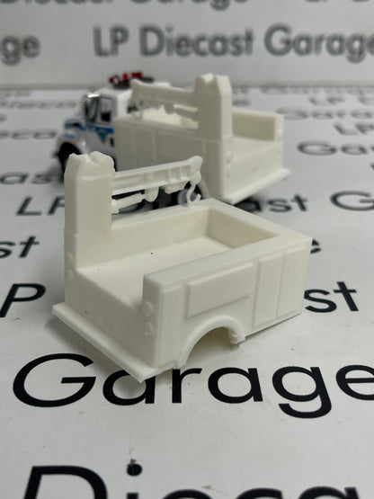 3D Printed Customs White Service Bed Fits Greenlight International Durastar 1:64 Diecast (BED ONLY)
