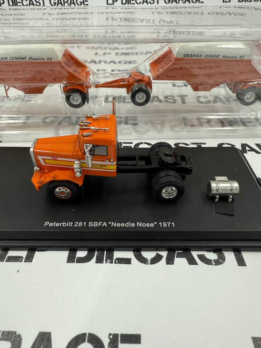 NEO SCALE MODELS 1971 Peterbilt 281 SBFA Needle Nose & Trailers 1:64 Resin Model AUCTION