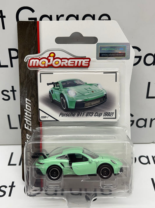 MAJORETTE 2021 Porsche 911 GT3 Coupe (992) Teal Green with Opening Doors 1:64 Diecast