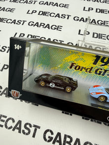 M2 Haulers 1966 Ford GT40 MK II Black Blue Gold Set 1:64 Diecast