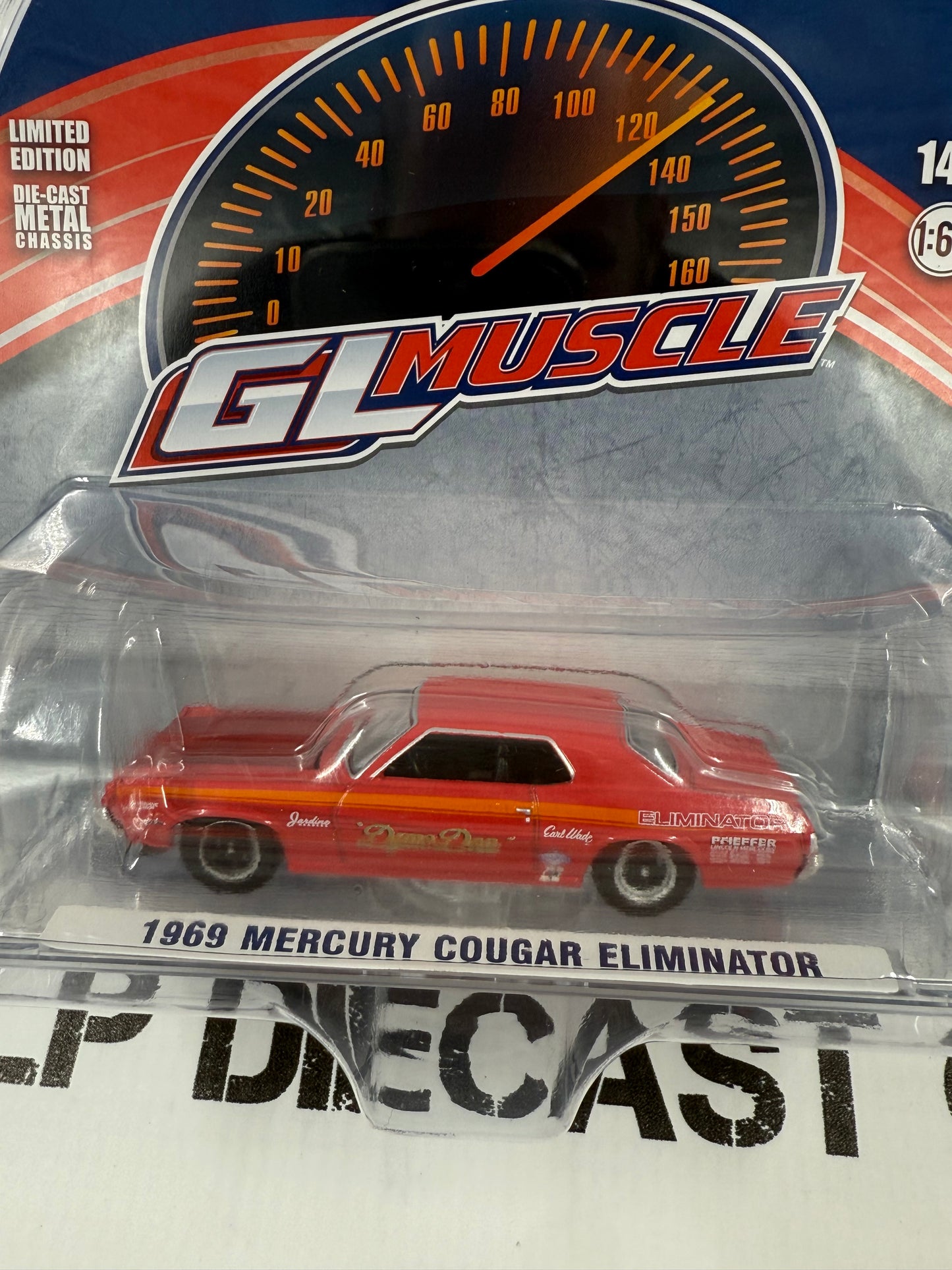 GREENLIGHT 1969 Mercury Cougar Eliminator Dyno Don 1:64 Diecast GL Muscle