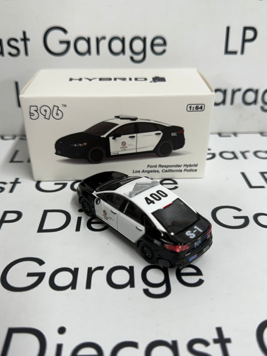 596 Model Ford Fusion Hybrid LAPD Los Angeles 1:64 Diecast