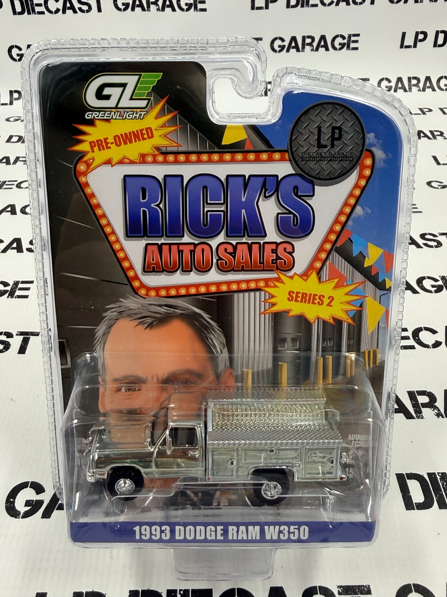 CHASE GREENLIGHT 1993 Dodge Ram W350 Service Truck LP Exclusive 1:64 Diecast Ricks Auto Sales