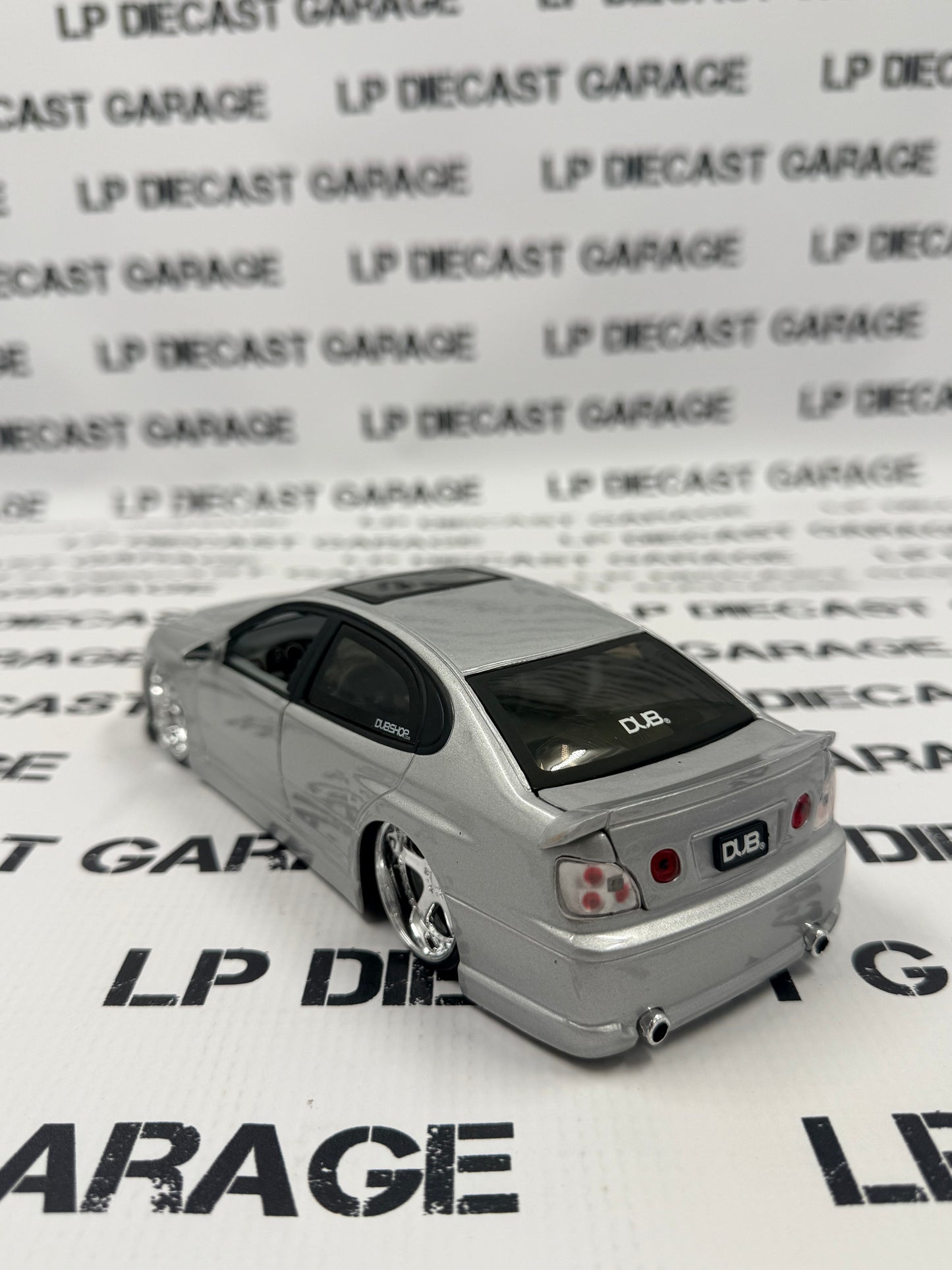 JADA Lexus GS430 Dub City Silver w/ Maya Rims 1:24 Diecast No Box