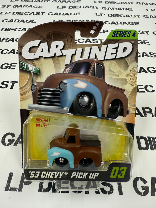 CARTUNED '53 Chevy Pick Up Patina 1:64 Diecast Series 4