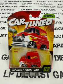 CARTUNED '57 GMC Panel Van Red 1:64 Diecast Series 4
