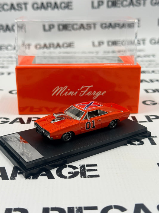 MINI FORGE 1969 Dodge Charger R/T General Lee w/ Blower 1:64 Diecast DOH