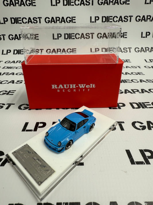 XKE-Models Porsche 964 RWB BeGriff Blue 1:64 Resin Model Rauh-Welt