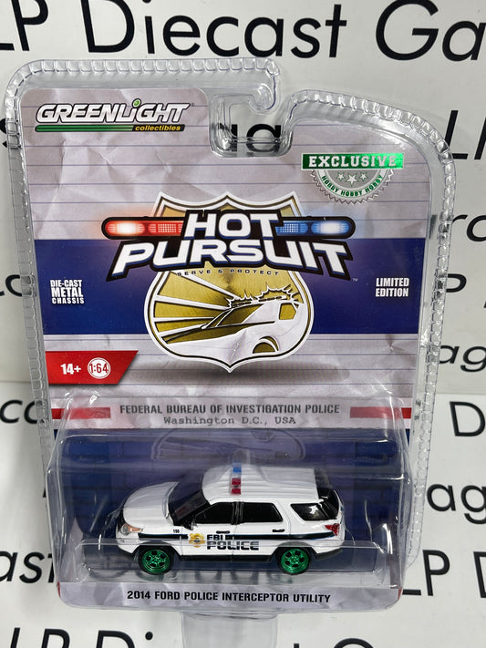 CHASE GREENLIGHT 2014 Ford Police Interceptor Utility FBI Police 1:64 Diecast Hot Pursuit
