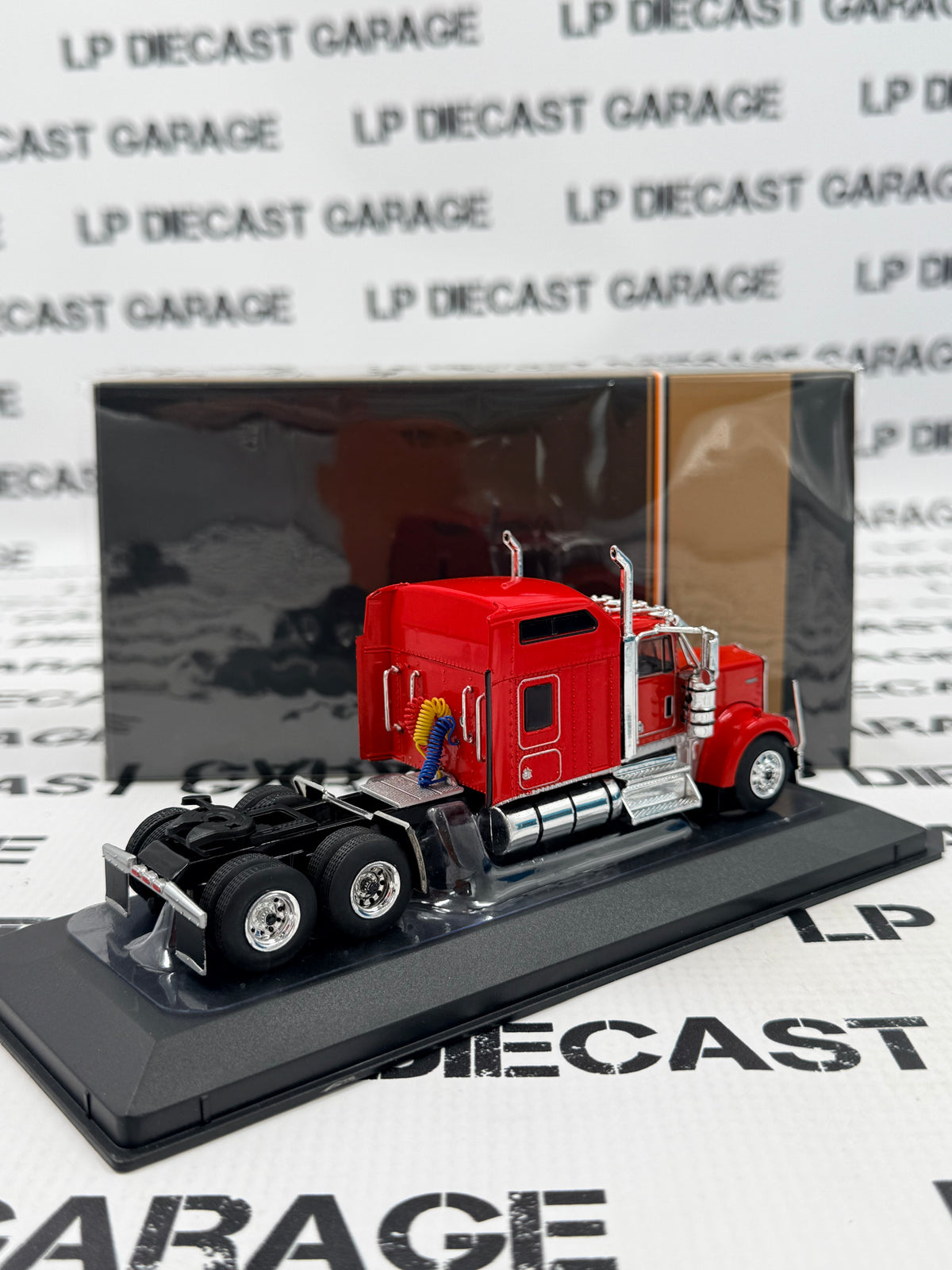 IXO Models 1990 Kenworth W900 Red Semi Truck 1:64 Diecast