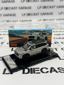 GCD 2024 Toyota Sequoia TRD Pro Silver 1:64 Diecast