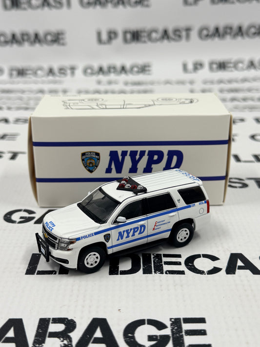 MODEL TRUCK Chevrolet Tahoe NYPD Police 1:64 Diecast SUV