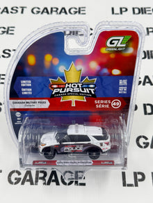 GREENLIGHT 2024 Ford Police Interceptor Canadian Military 1:64 Diecast Hot Pursuit