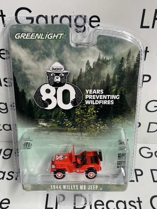 GREENLIGHT 1944 Willys MB Jeep Smokey the Bear 1:64 Diecast