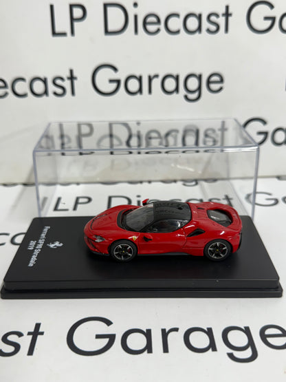 EDICOLA 2019 Ferrari SF90 Stradale Red 1:64 Diecast w/ Display Case