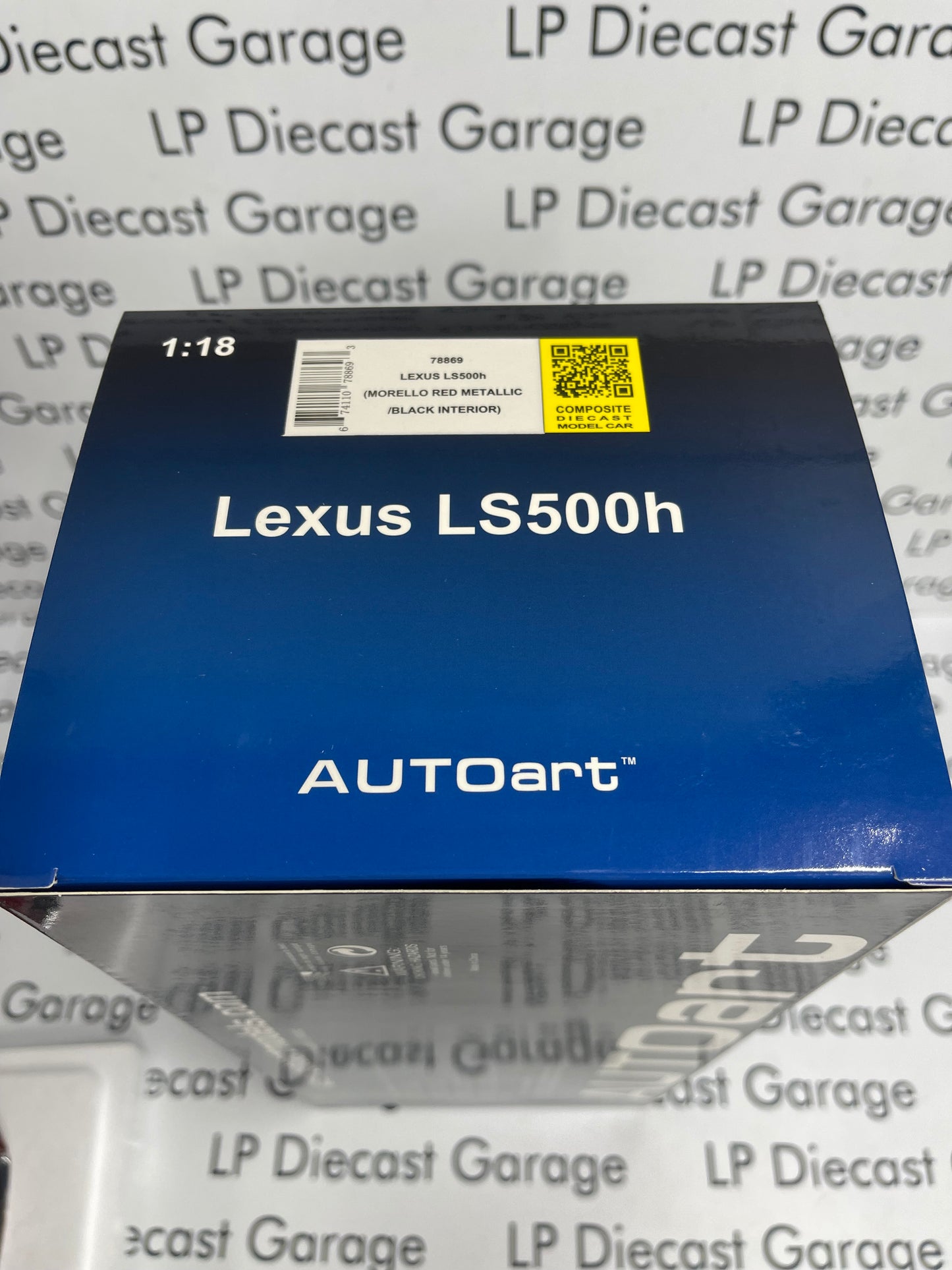 AUTOart 2018 Lexus LS500h Morello Red Metallic 1:18 Scale Diecast 78869