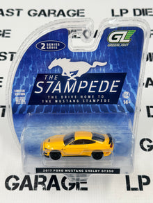 GREENLIGHT 2017 Ford Mustang Shelby GT350 Yellow 1:64 Diecast Stampede Series 2