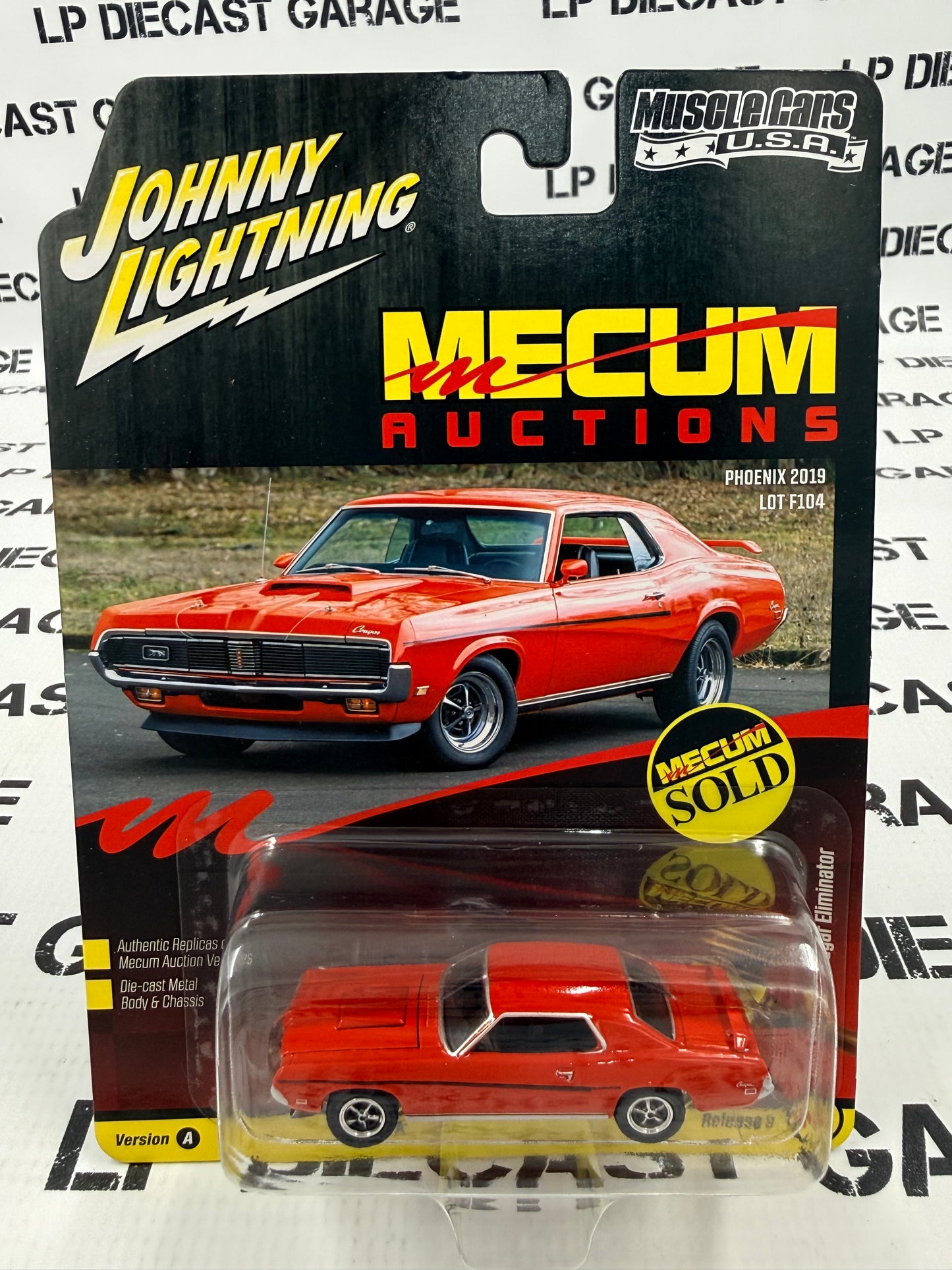 JOHNNY LIGHTNING 1969 Mercury Cougar Eliminator Red 1:64 Diecast Mecum