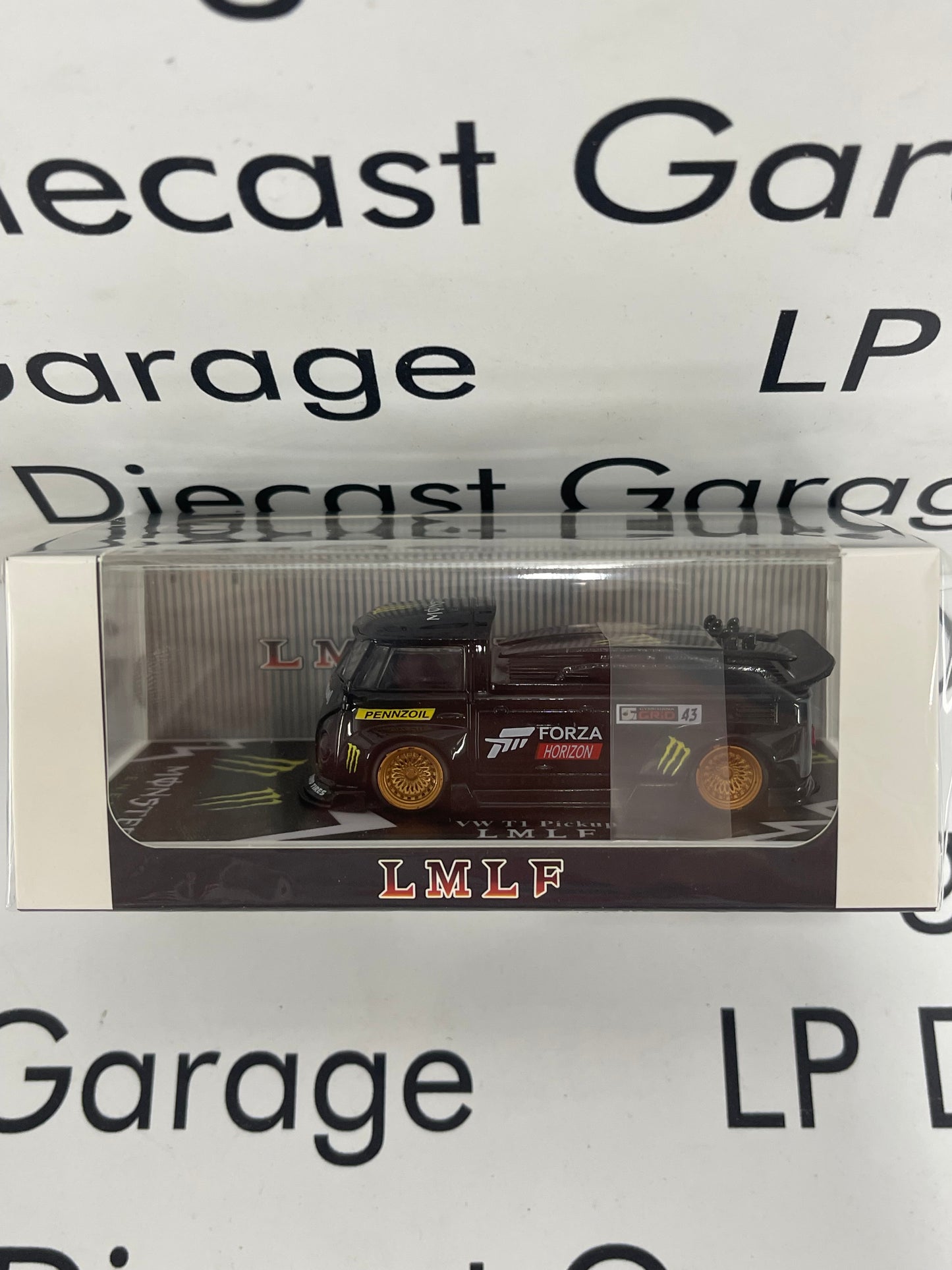 LMLF Volkswagen VW T1 Wide Body Forza Monster Energy 1:64 Diecast