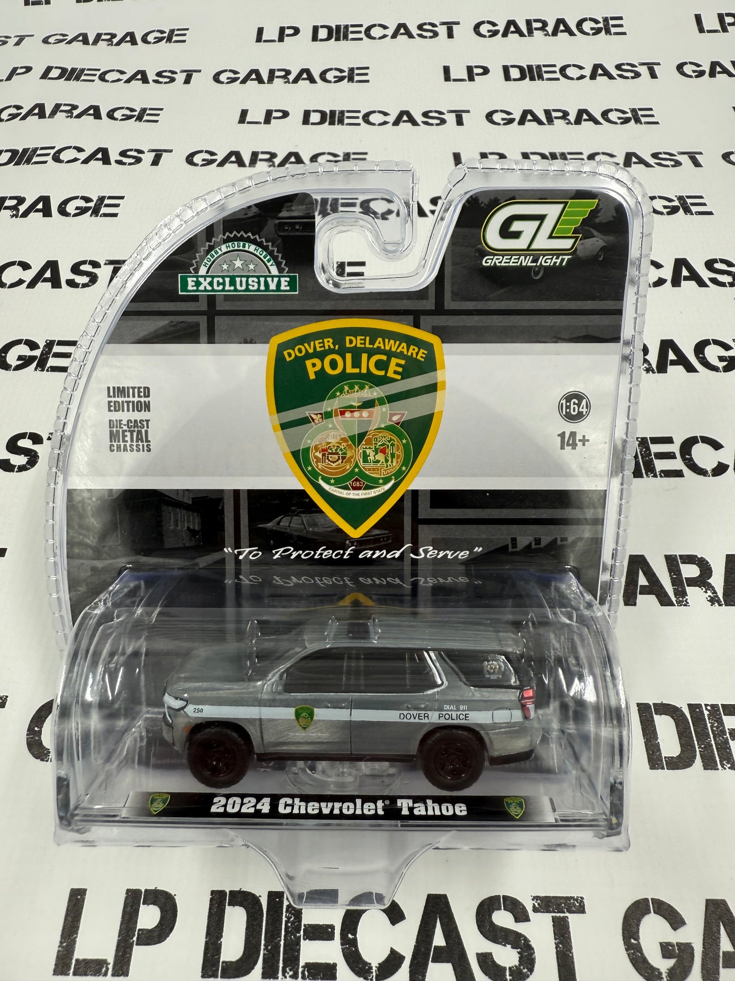 RAW CHASE GREENLIGHT 2024 Chevrolet Tahoe Dover Delaware Police 1:64 Diecast