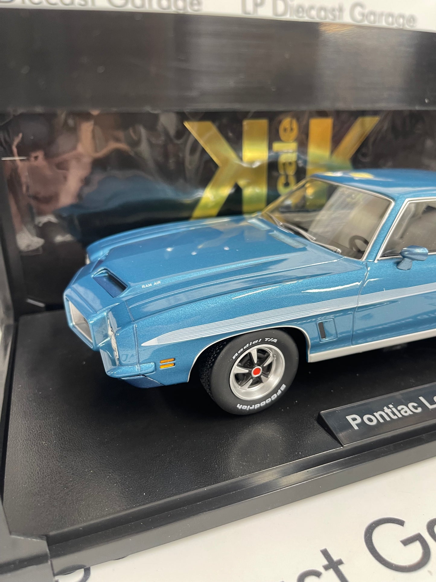 KK Scale 1972 Pontiac LeMans GTO Blue 1:18 Diecast