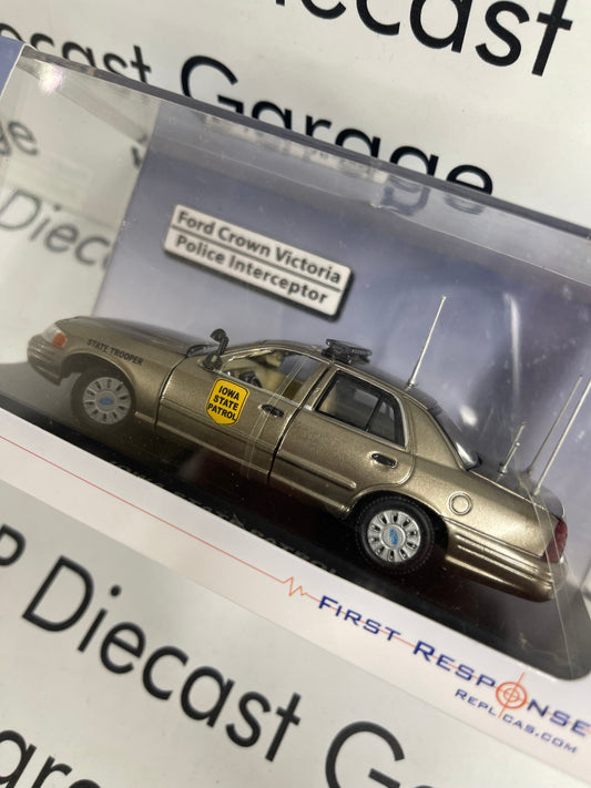 FIRST RESPONSE 2007 Ford Crown Victoria Iowa State Police 1:43 Diecast