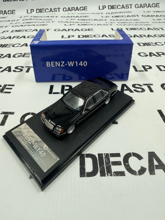 STREET WEAPON Mercedes-Benz W140 Black 1:64 Diecast Ghost Player