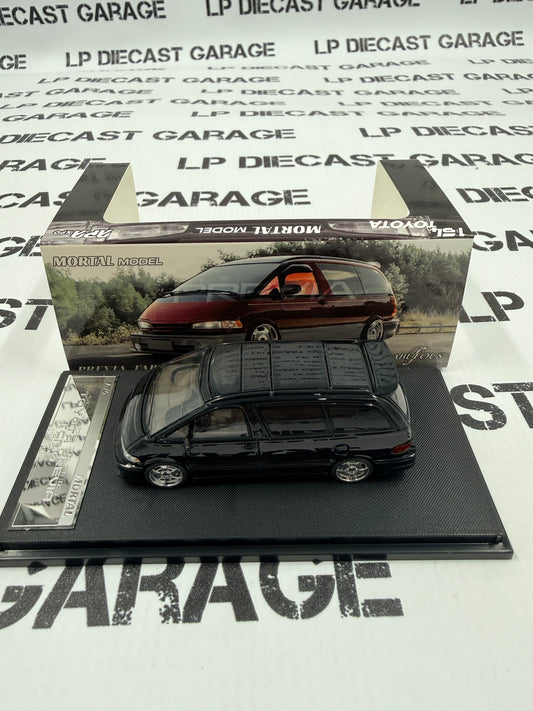 MORTAL MODEL 1997 Toyota Previa Black Van TCR10 1:64 Diecast APAxpo