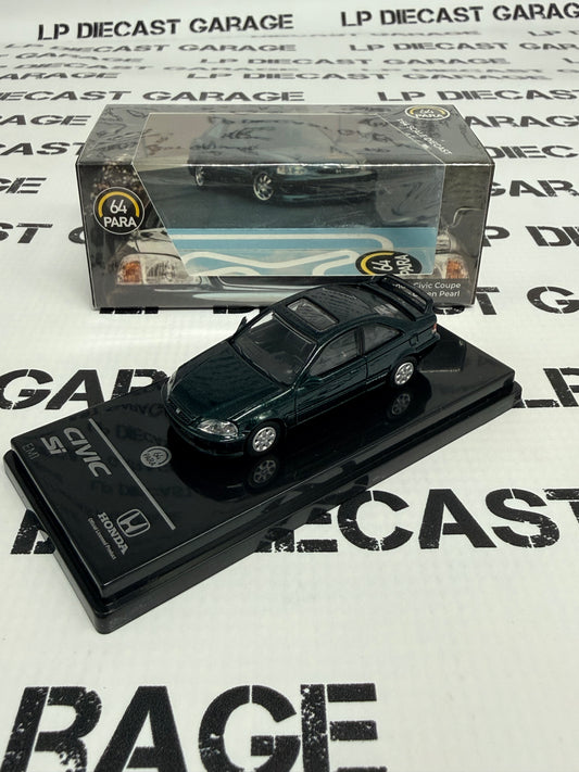 PARA64 1999 Honda Civic Clover Green 1:64 Diecast LHD