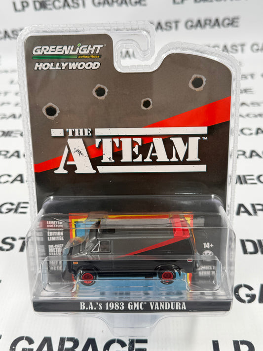 GREENLIGHT 1983 GMC Vandura A-Team B.A.'s Van 1:64 Diecast Hollywood