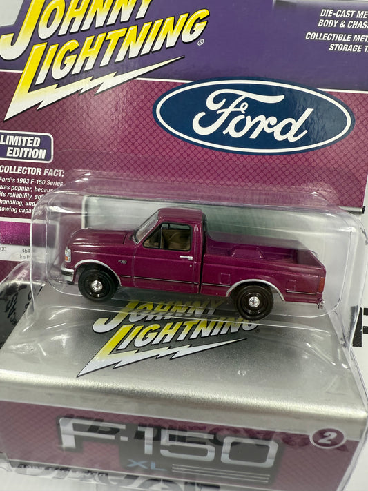 JOHNNY LIGHTNING 1993 Ford F-150 Iris Poly 1:64 Diecast Collector Tins