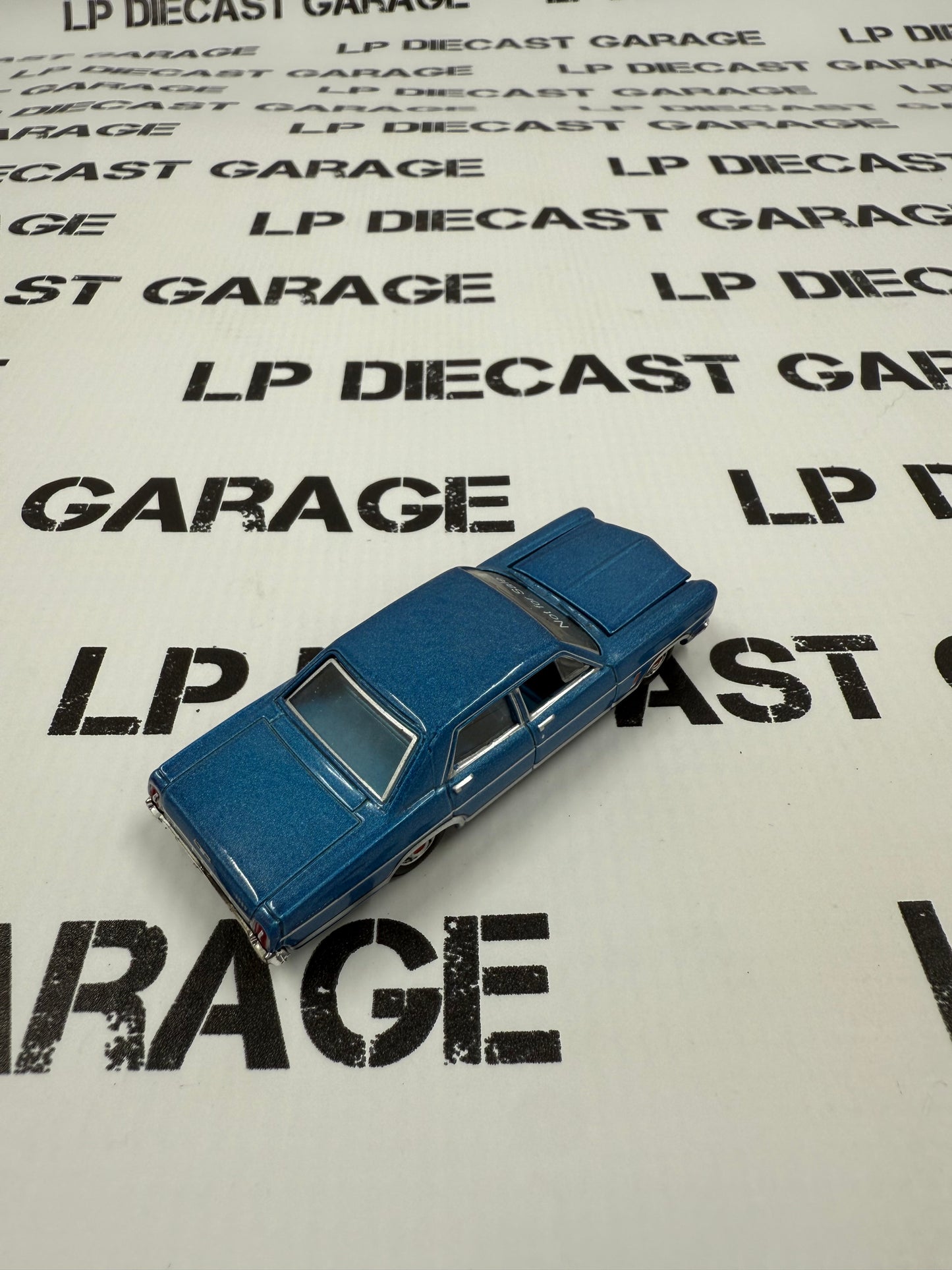 SAMPLE CAR GREENLIGHT 1967 Ford Galaxie 500 Blue 1:64 Diecast