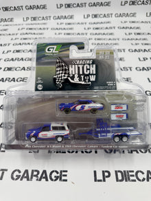 GREENLIGHT 1986 Chevy Blazer & 1969 Camaro Hendrick Cars 1:64 Diecast Hitch & Tow