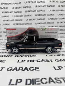 GREENLIGHT 1971 Chevrolet C-10 Truck Black 1:18 Diecast Barrett Jackson HWY61