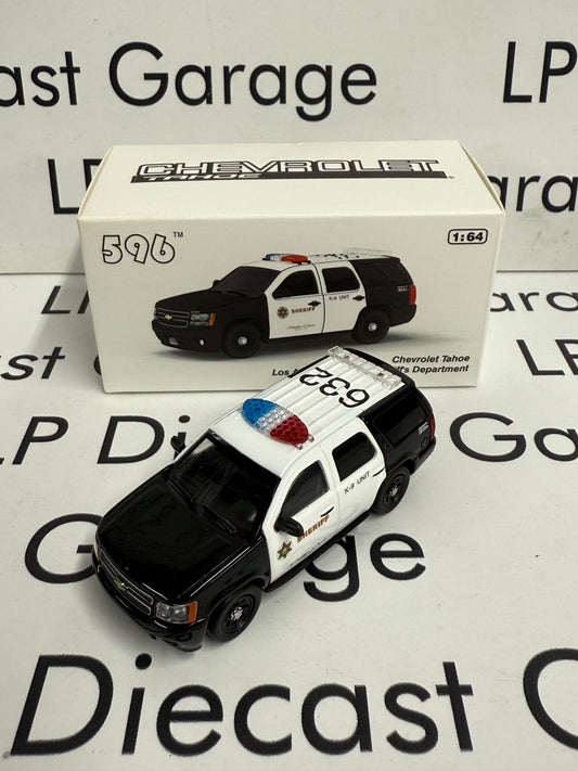 596 Model Chevrolet Tahoe LAPD Sheriff Police 1:64 Diecast
