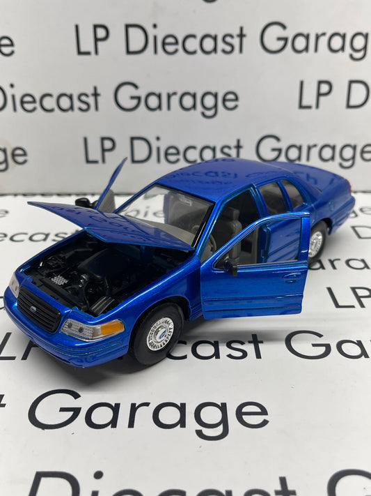 WELLY 1999 Ford Crown Victoria Unmarked Police Cars 1:24 Diecast Your Choice Blue Red or Black