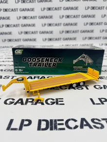 GREENLIGHT Yellow Gooseneck Deckover Trailer Includes Hitch 1:64 Diecast