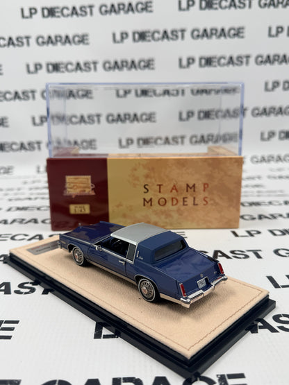 STAMP MODELS 1985 Cadillac Eldorado Biarritz Blue 1:43 Scale Resin Model