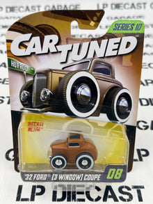 CARTUNED '32 Ford 3 Window Coupe Brown 1:64 Diecast Series 10