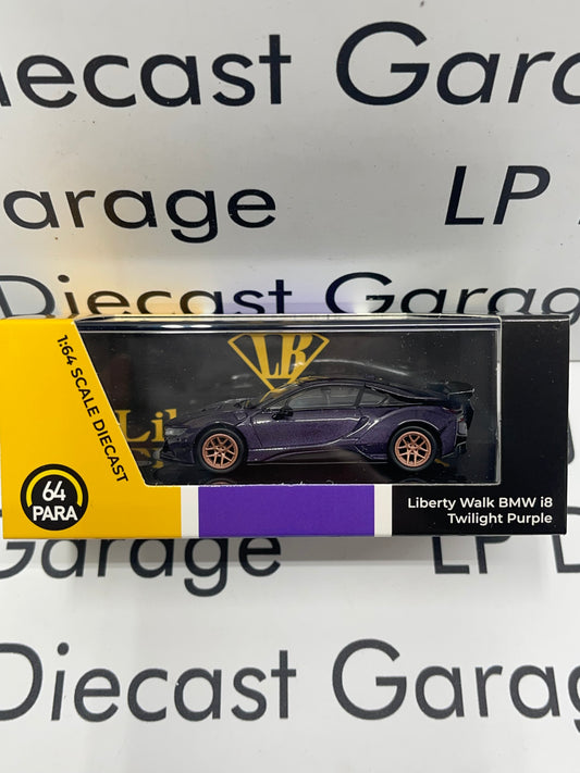 PARAGON MODELS Liberty Walk BMW I8 Twilight Purple 1:64 Diecast