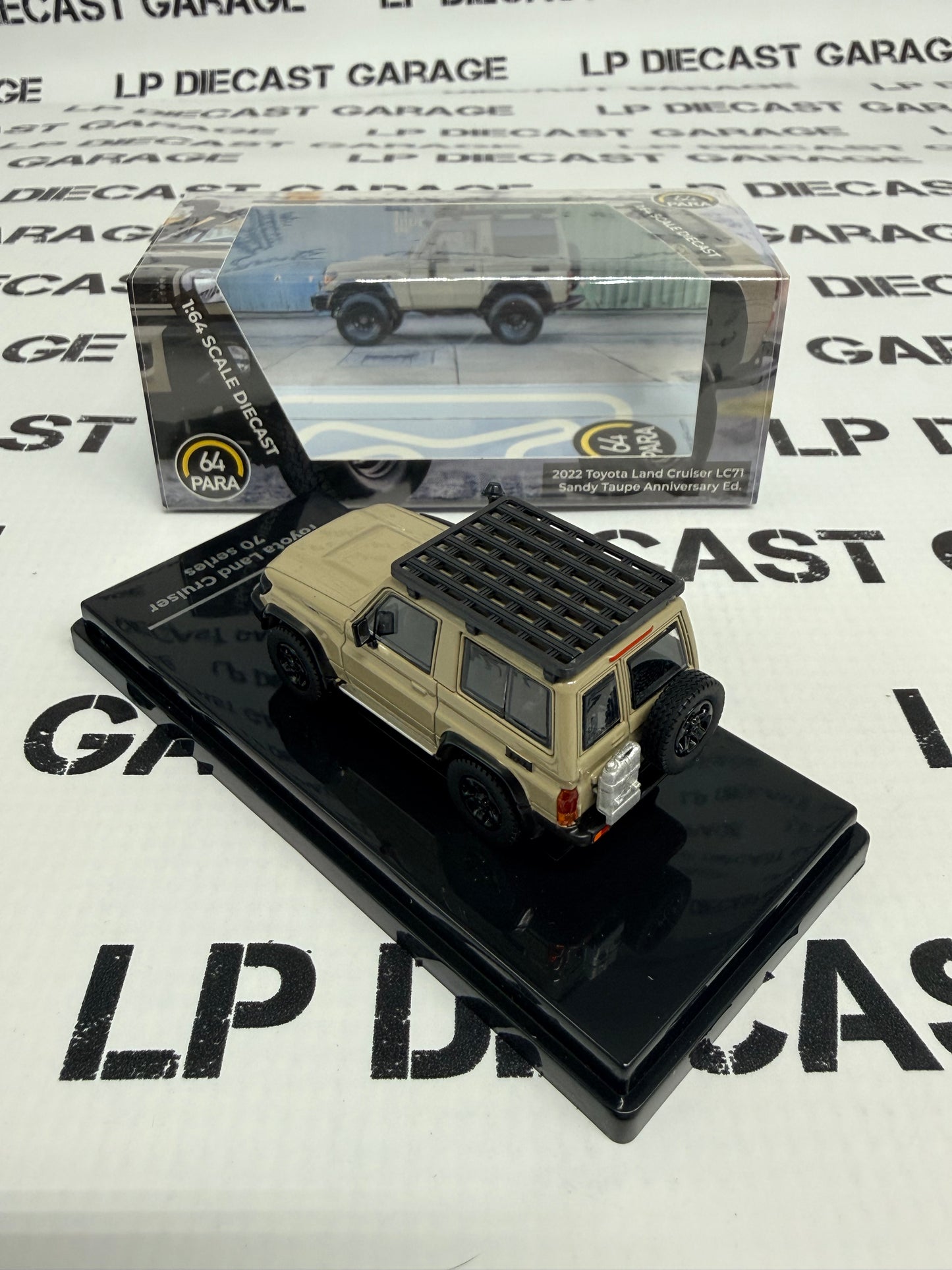 PARA64 2022 Toyota Land Cruiser LC71 Sandy Taupe 1:64 Diecast LHD