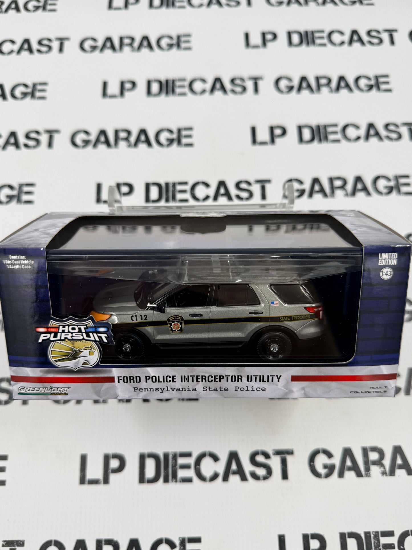 GREENLIGHT 2019 Ford Explorer Pennsylvania State Police 1:43 Diecast SUV