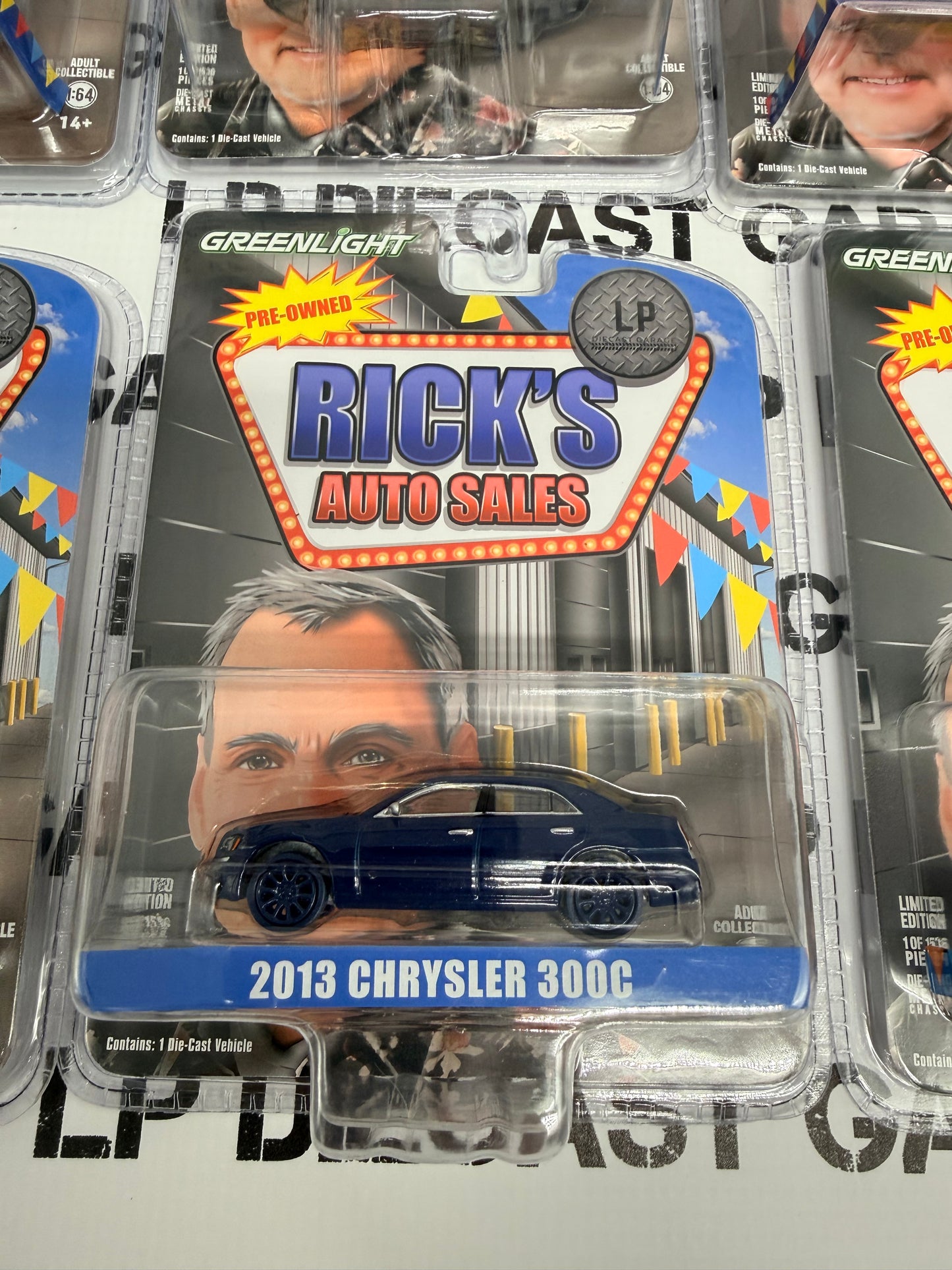 CHASE GREENLIGHT Complete Set of 6 LP Exclusives 1:64 Diecast Ricks Auto Sales