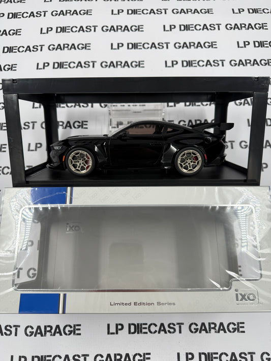 IXO Models 2025 Ford Mustang GTD Black 1:18 Diecast Limited Edition