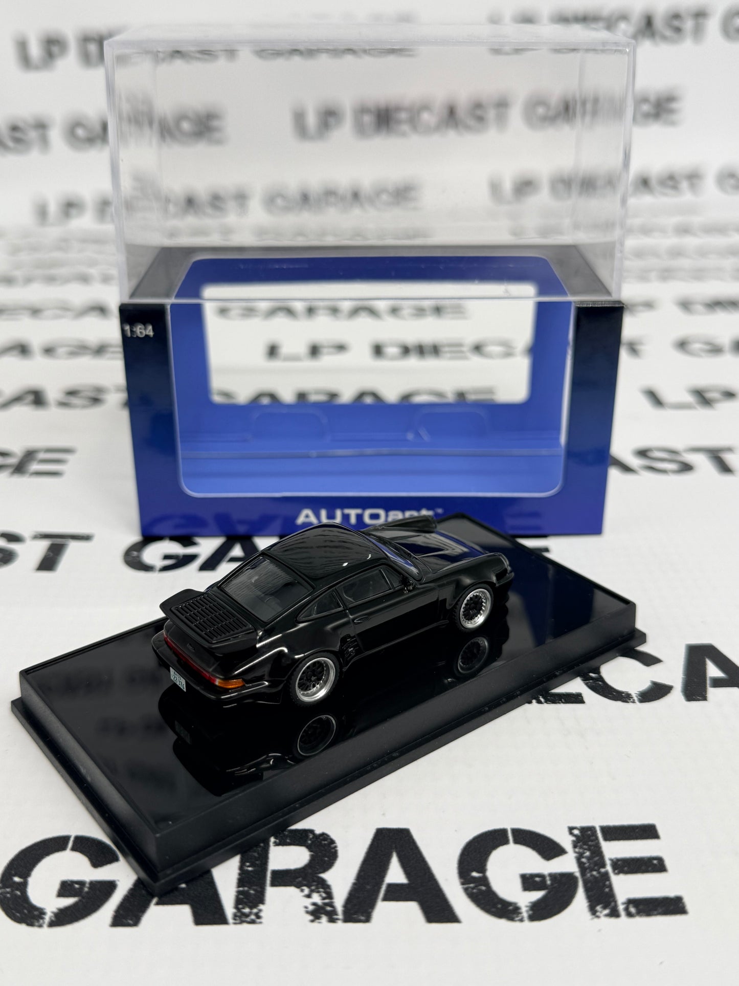 AUTOart Porsche 911 Turbo Blackbird 1:64 Scale Diecast Wangan Midnight